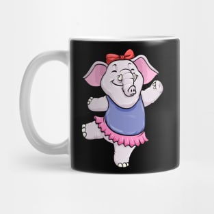 Elephant as Ballerina with Skirt Mug